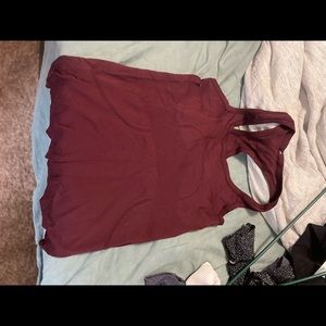 Lululemon maroon swiftly tank